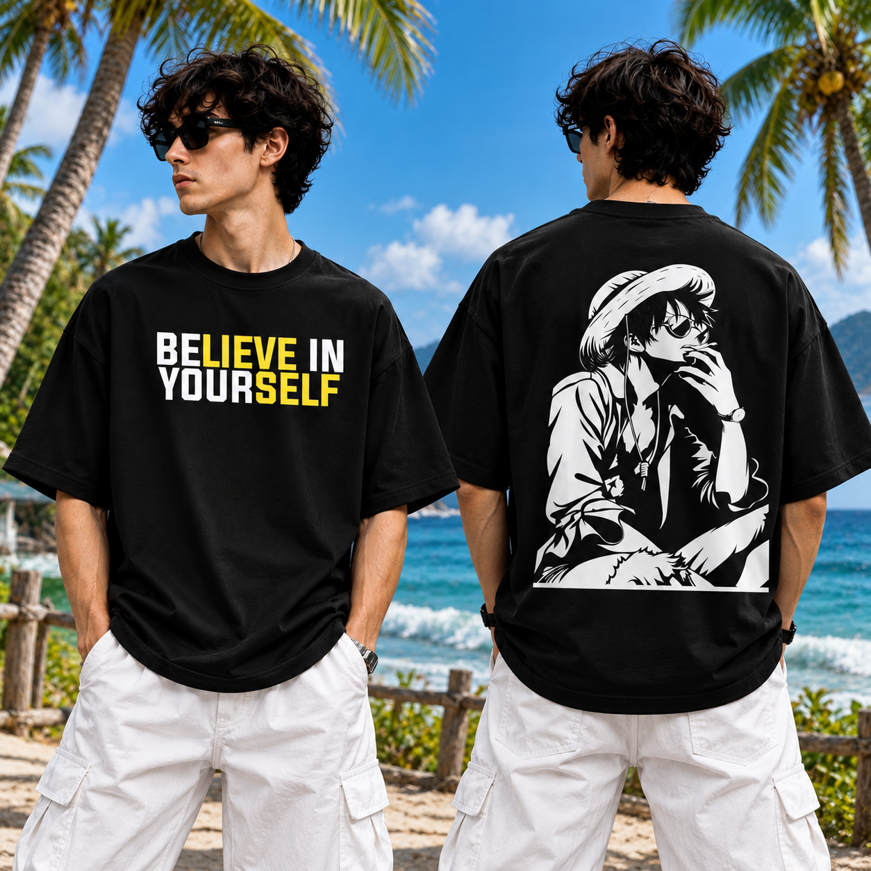 Believe In Yourself Drop Shoulder T-Shirt