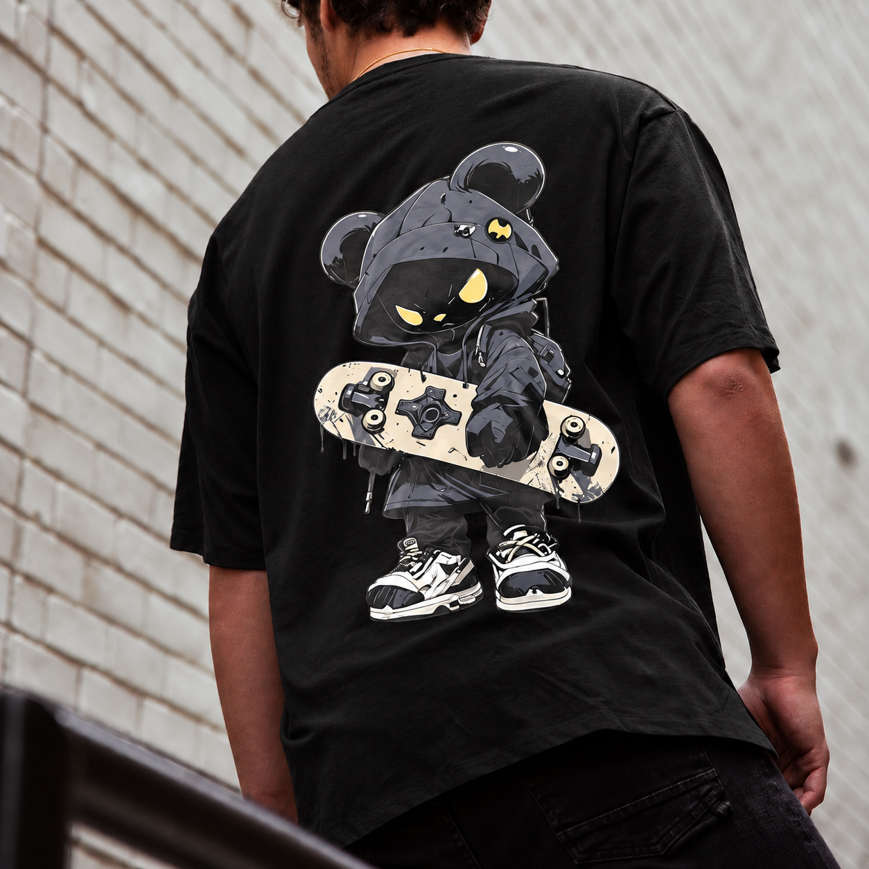 No Limit Bear Drop Shoulder T-Shirt